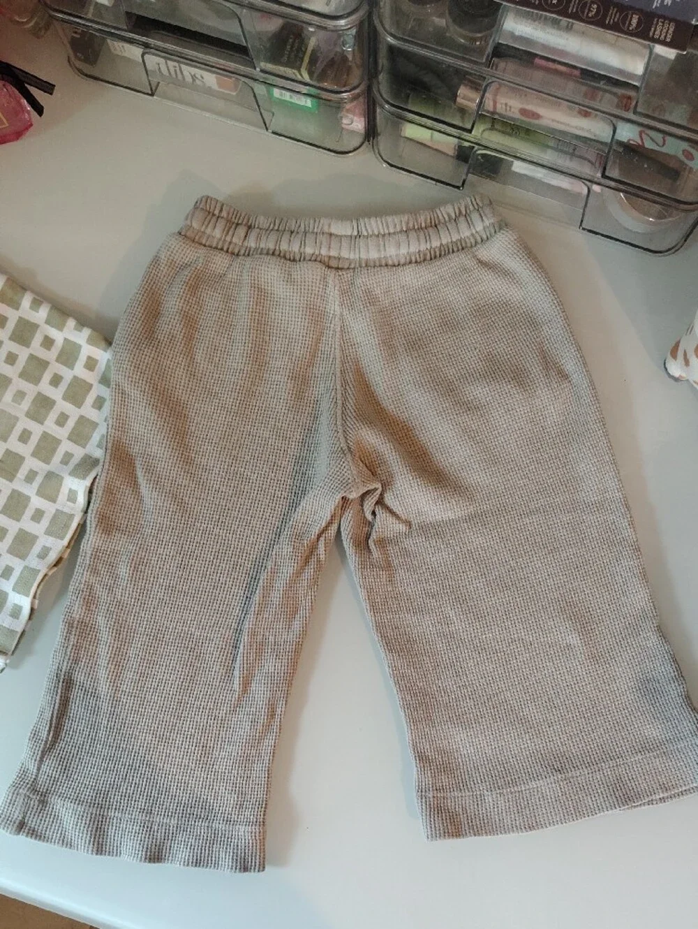 100% Cotton Tank and Waffle Knit Lounge Pants Set Size 3T